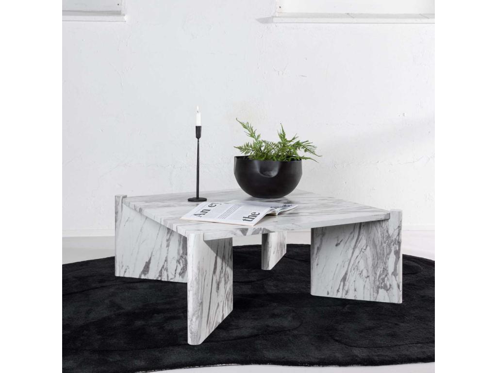 Table basse carrée Rogaland 18785PWTK