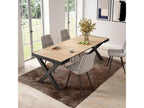 Table console extensible 220 Pour 10 personnes Pieds bois massif 11649XMIC