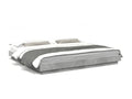 Cadre de lit avec Artvivrestoreères LED gris béton 180x200 61342TMVT