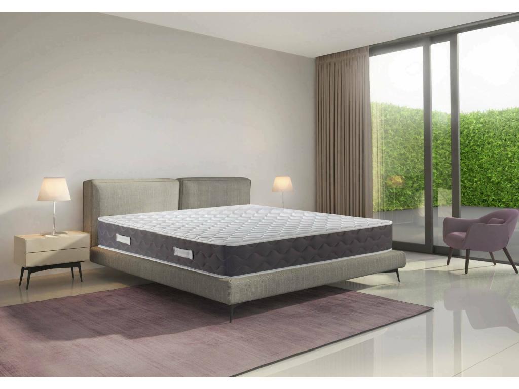 Matelas double Calmetop matelas en mousse à mémoire de forme matelas ergonomique matelas à ressorts ensachés Made in Italy 120x200xh28 cm 61032KKGL