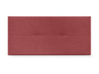 Calmetop Tête de lit en lin naturel avec Boutons 90x50cm Lits 80/90 - Rouge 37079VPKX