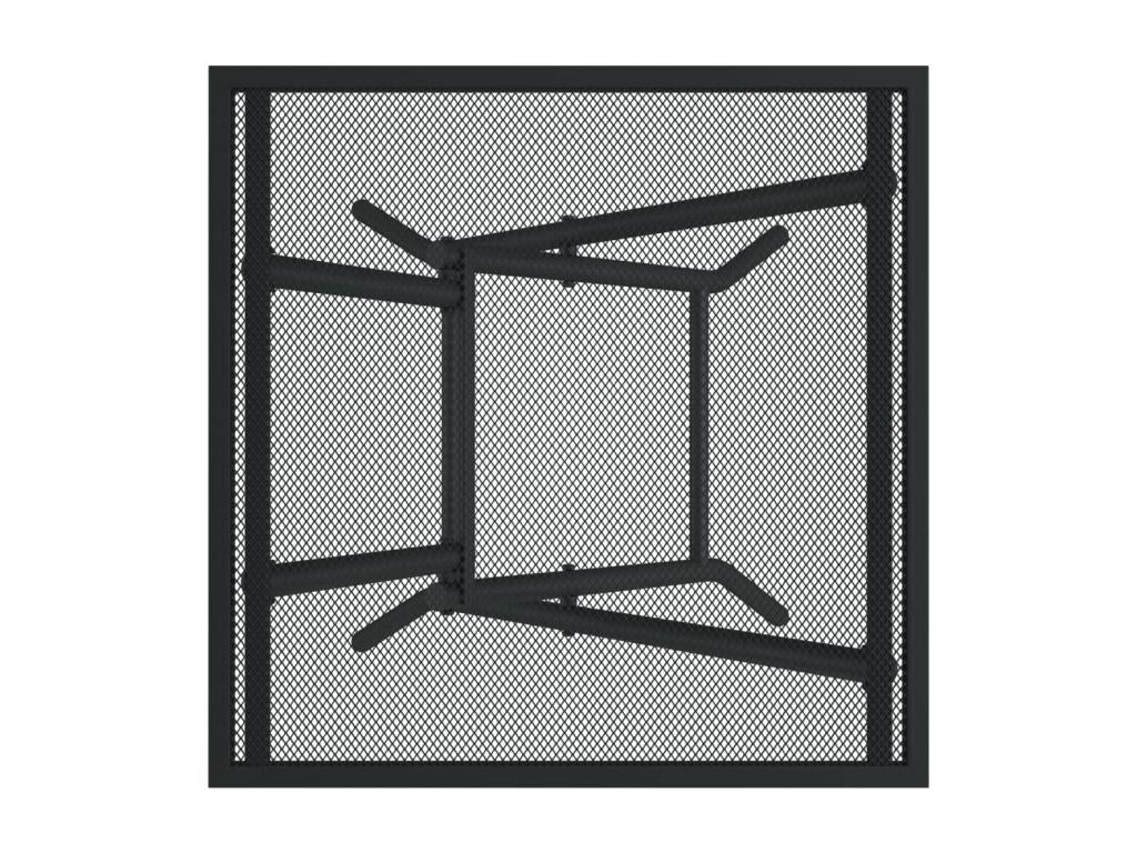 Calmetop - Table de jardin pliable anthracite 50x50x72 cm Calmetop d'acier 52719GUNZ