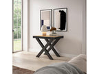Table console extensible 220 Pour 10 personnes Pieds bois massif 11649XMIC
