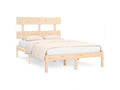 Cadre de lit sans matelas 160x200 cm bois massif 45064OSPX