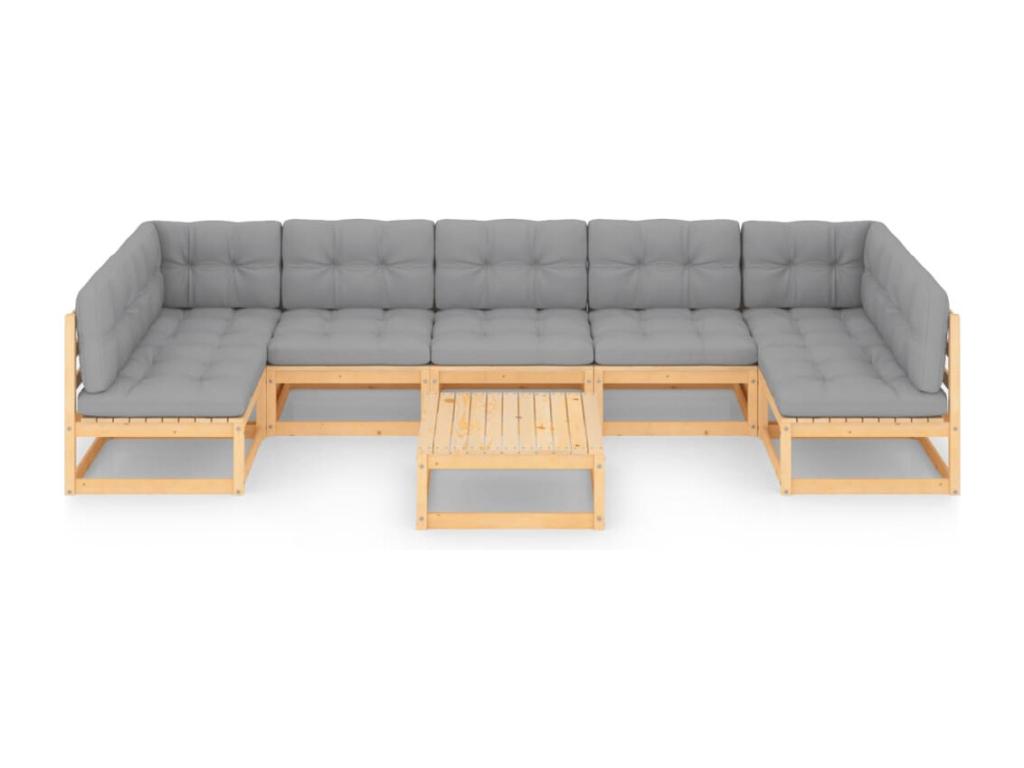 Salon de jardin meuble bois marron 70x70x67 cm 02 0017502 80624PNZL