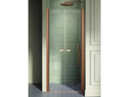 Porte de douche battante 120 cm cuivre brossé Artvivrestore COPPER BRUSHED 97665EPYZ