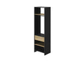 Colonne de rangement 1 tiroir Chêne Noir - Artvivrestore 01118EIRQ