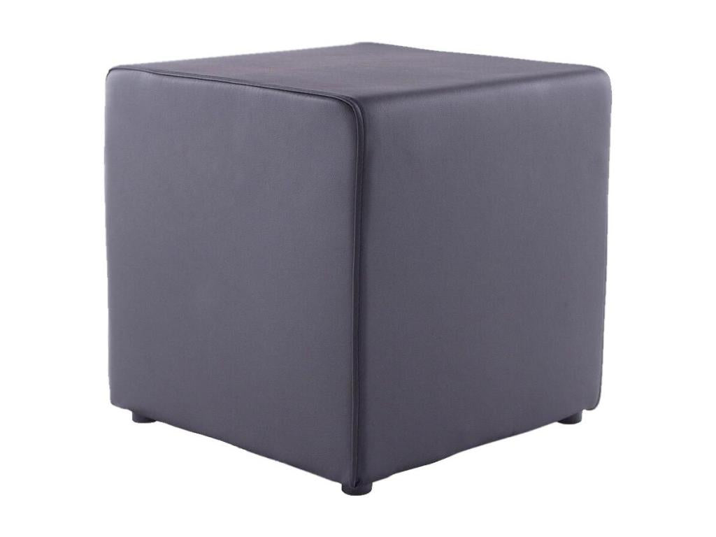 Pouf Carré Design Artvivrestore 41cm Noir 53558BRWQ