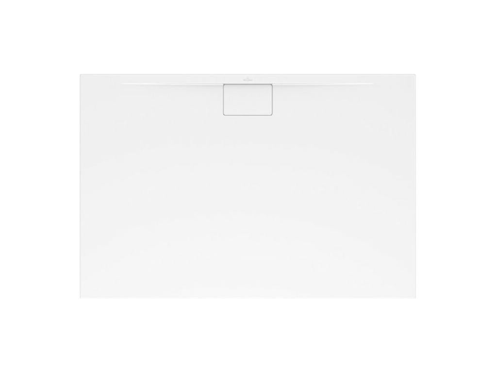 Récepteur antidérapant 180x80x4.8 Calmetop acrylique rectangle blanc 67462VHLJ