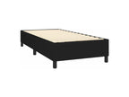 Sommier à Artvivrestore de lit et matelas et LED Noir 100x200 Tissu 81912JJUJ