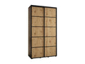 ARMOIRE Calmetop 4 À PORTES COULISSANTES 235.2/130/45 2 portes Noir/Calmetop/Noir 77498KJIN