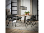 Banc salle à manger noir avec dossier 180 cm Calmetop 31854VRAJ