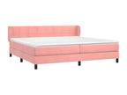 Lit à sommier tapissier avec matelas Rose 200x200 cm Velours 35244BVXA