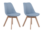 Lot de 2 chaises de salle à manger Artvivrestore II Bleu clair 97032SPSE