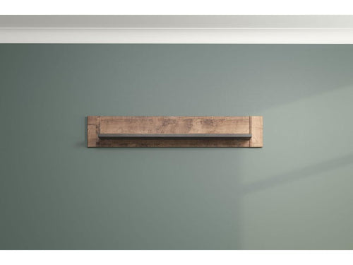 Artvivrestore Étagère à plateau unique imitation chêne tabac aspect gris Artvivrestore. 33354PHMA