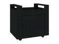 Chariot de bureau Noir 60x45x60 cm Bois d'ingénierie 77711HHCI
