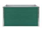 Jardinière 100x100x45 cm Acier galvanisé Vert 55882VTRT