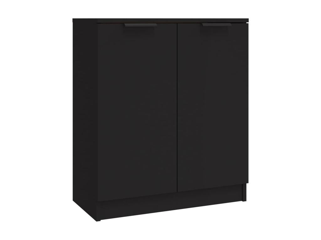 Buffet 3 pièces noir bois d'ingénierie 43579UMTX