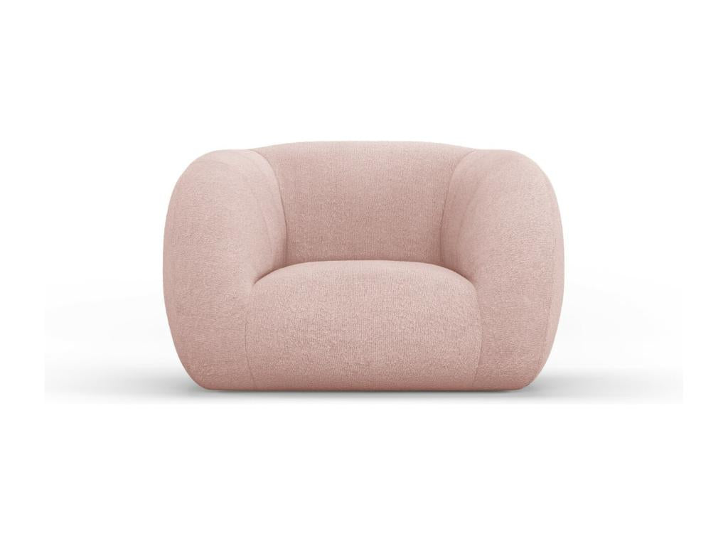 Artvivrestore - Fauteuil Artvivrestore en bouclé rose poudré - 130x95x86cm 72854XNNM
