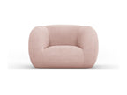 Artvivrestore - Fauteuil Artvivrestore en bouclé rose poudré - 130x95x86cm 72854XNNM