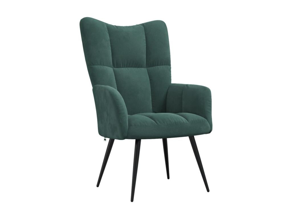 Chaise de relaxation Vert foncé Velours 26719YOSR
