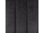 Lot de 2 chaises de bar Calmetop Velours Noir 41949RACA