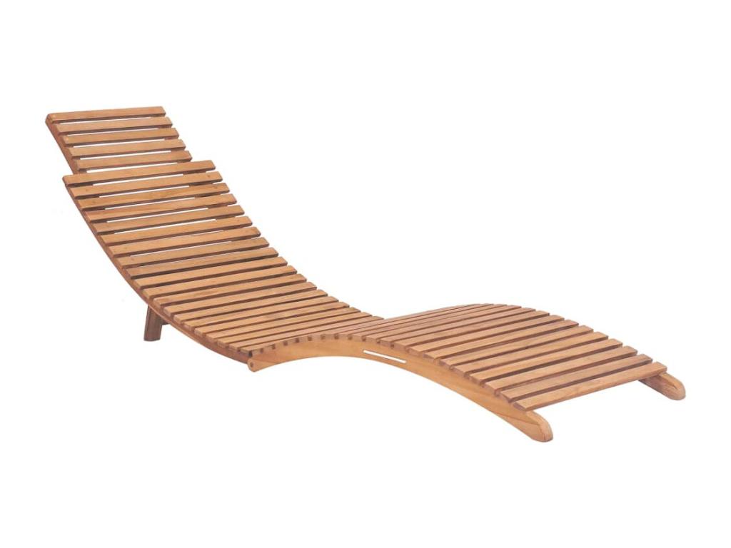 Lot de 2 transats bois marron 175x50x55 cm 02 0012069 64491NTZI