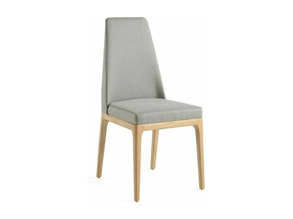 Chaise tissu et pieds chêne clair Calmetop-Couleur Calmetop 04 98855ZGCK