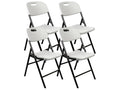 Pack 4 Chaises Pliantes avec Poignée 47x58x87cm O91 20449WZRU
