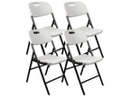 Pack 4 Chaises Pliantes avec Poignée 47x58x87cm O91 20449WZRU