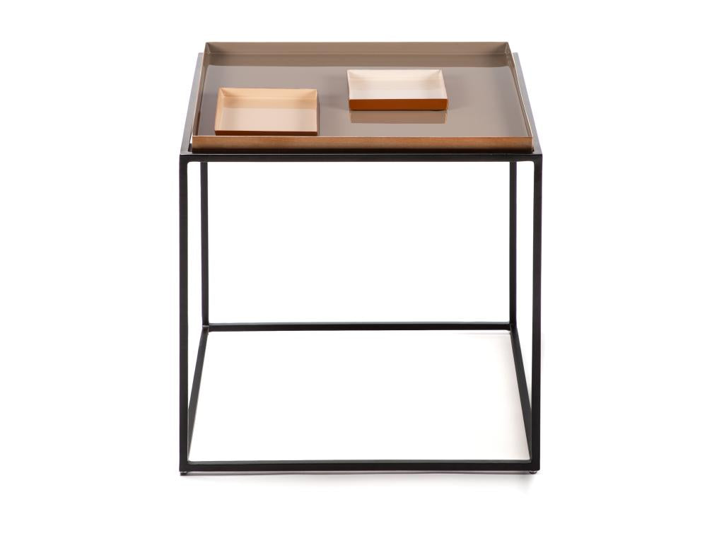 Table d'Appoint Calmetop 40cm Café / Crème 39083LTFW
