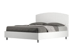 Lit sans sommier 160x200 frêne blanc Calmetop 78840LDQS