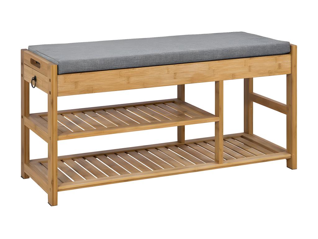 Étagère à Chaussures avec tiroirs Latéraux Banquette Siège pour chausser FSR47-N 00596HBGG