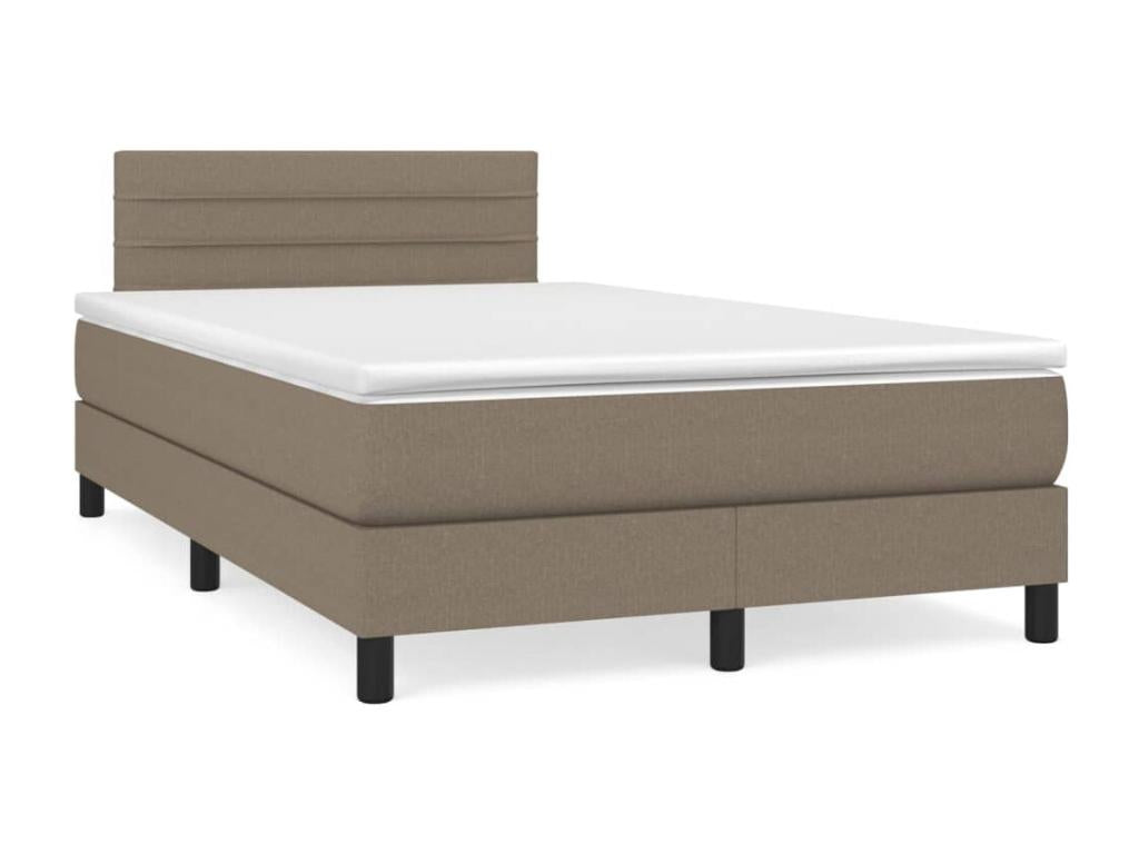 Sommier à Artvivrestore de lit matelas et LED Artvivrestore 120x190 cm tissu 47812DWNE