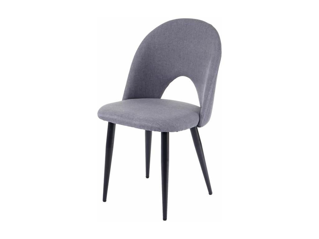 Chaise de salle à manger Artvivrestore-D73 lot de 2 gris foncé 25819NHZF