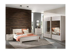 Lit adulte robuste180x200 collection Artvivrestore- Coloris chêne clair 56418VZXP