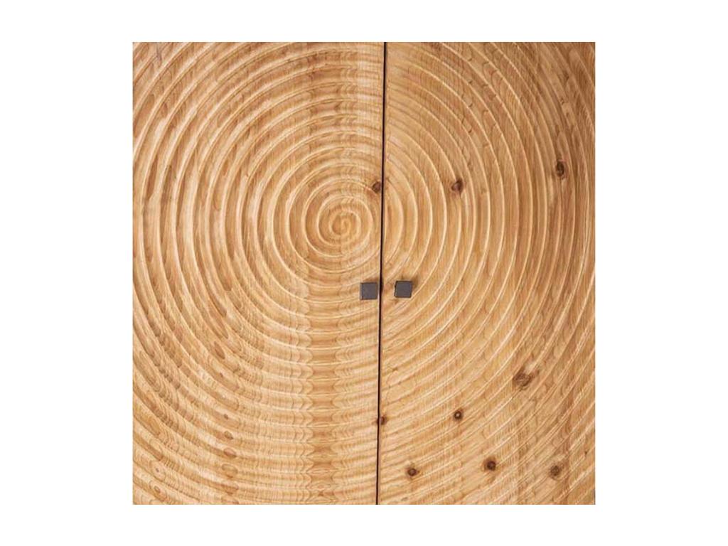Meuble de rangement 2 portes en fer et bois Sun 05233FAFP