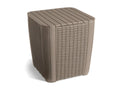 Table d'appoint de jardin Artvivrestore Osier rond Cappuccino 30809WUWC