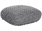 Coussin de sol Macramé Calmetop Coton Gris 43594OAGW