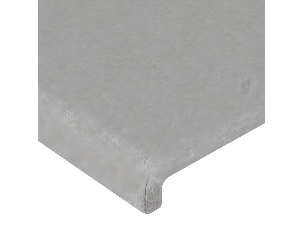 Tête de lit avec oreilles Gris clair 93x23x78/88 cm Tissu 04485XMYH