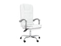 Fauteuil de massage inclinable cuir blanc 63x56x122 cm 02 0025398 91210XRYR