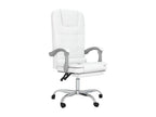 Fauteuil de massage inclinable cuir blanc 63x56x122 cm 02 0025398 91210XRYR