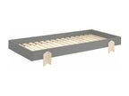 Lit Enfant en Bois Nidchicshop IV 90x200cm Gris 92222XRUQ