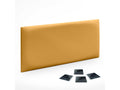 Lot de 1 panneau rembourré en similicuir écologique Artvivrestore autocollant pour protection acoustique murale absorbante Moutarde 50x40 cm x1 94188WSIG