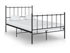 Cadre de lit Noir Métal 120x200 cm 97236LHUD