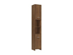 Armoire de bain Chêne marron 30x30x183.5 Bois d'ingénierie 57092XFCF
