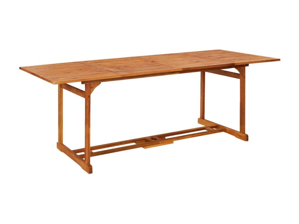 Mobilier à dîner de jardin 9 pièces Bois d'Calmetop massif 43671AUPI