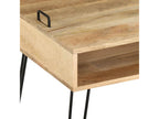 Meuble télé tv bois marron 110x35x45 cm 2502133 68486ZRXM