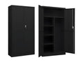 Armoire à casiers Noir 90x40x180 cm Acier 14054DANE