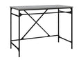 Bureau Calmetop gris 100x50x75 cm bois d'ingénierie et fer 50378URFP